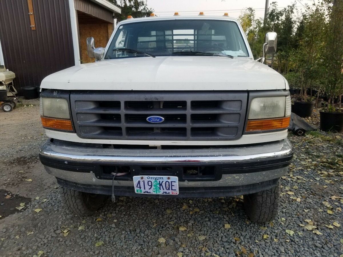 1994 ford f super duty pickup white 4wd manual super duty