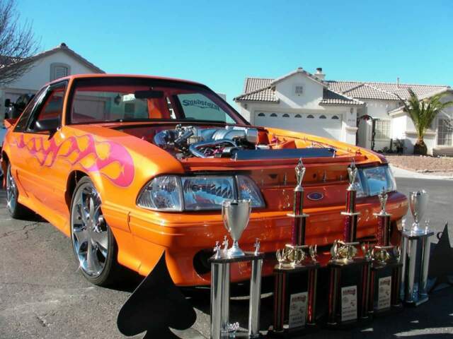 1989 mustang 5.0 notchback lx full custom show car appraisal$50k barn find nr