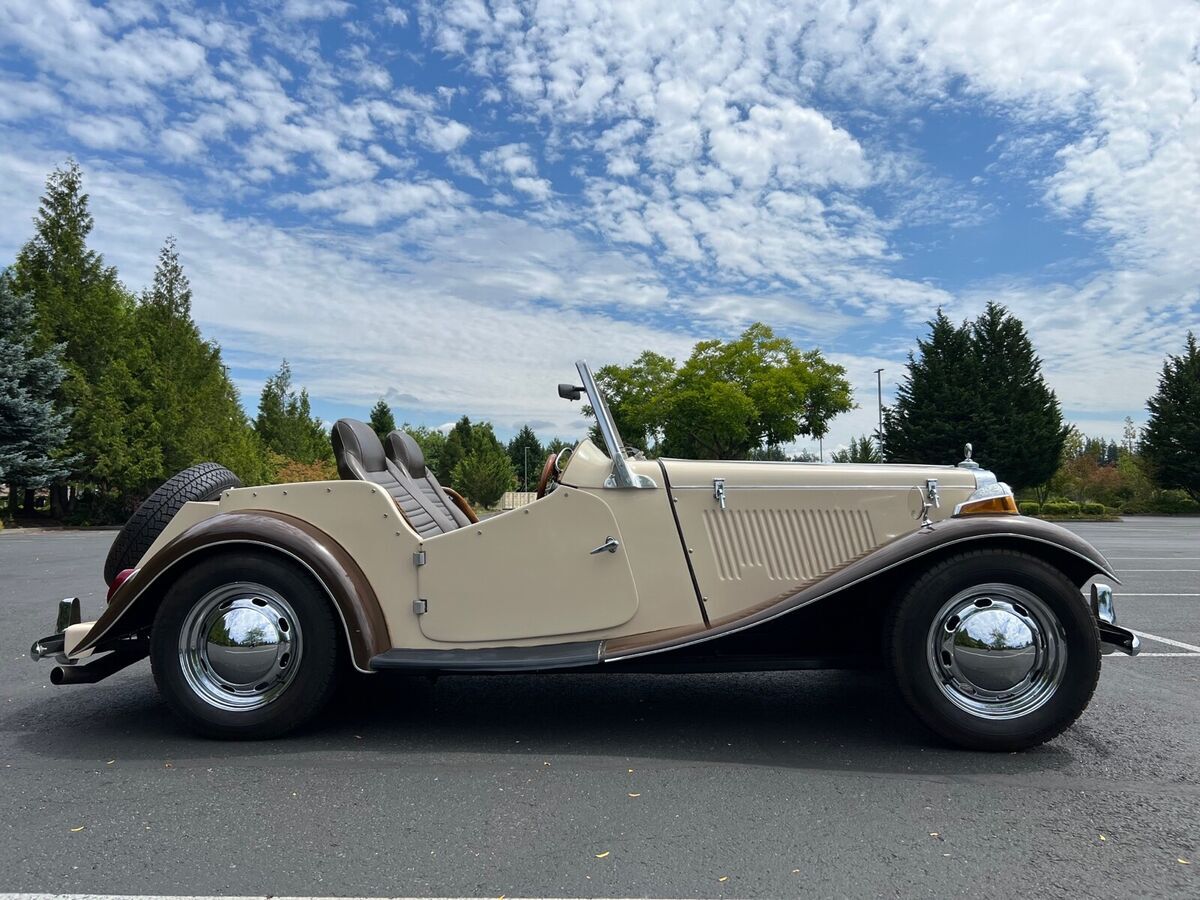 1972 mg td convertible brown rwd manual mg td replica