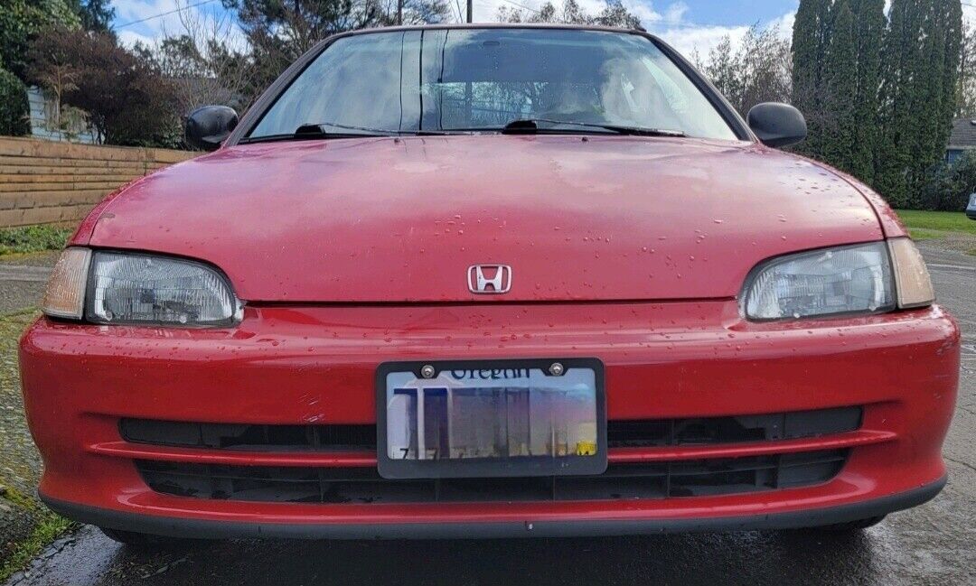 1993 honda civic red fwd manual dx