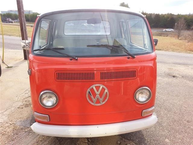 1971 volkswagen pickup extended crew cab! 134810 miles orange pickup truck 4 cyl