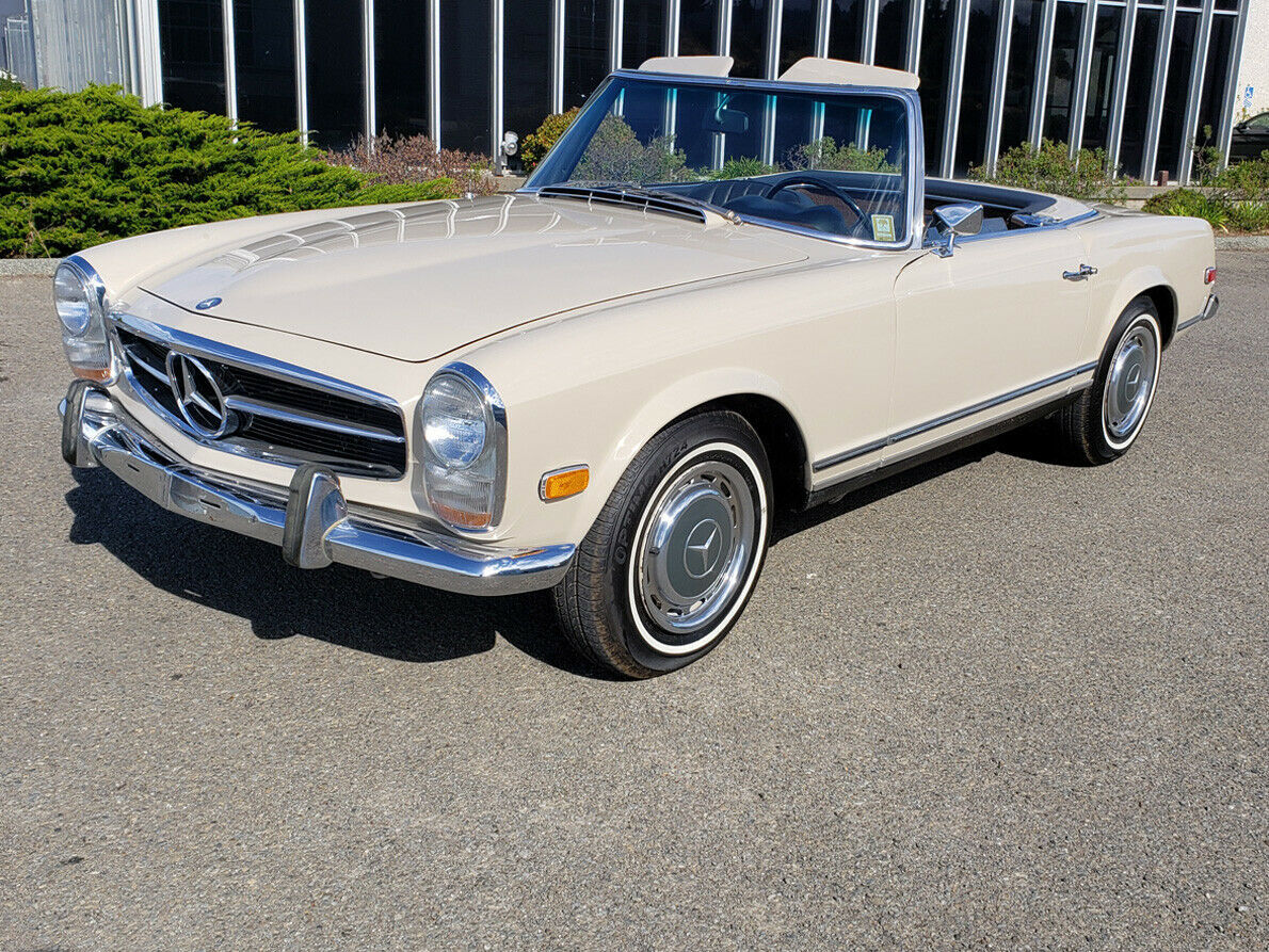 classic 1968 mercedes benz w113 250sl 4 speed! two tops california roadster!
