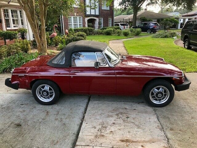 1980 mgb convertible - running project car
