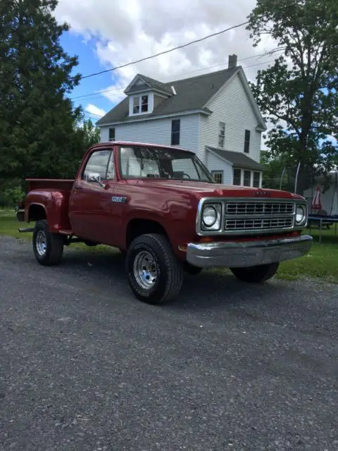 1979 dodge w150 power wagon 4x4 stepside