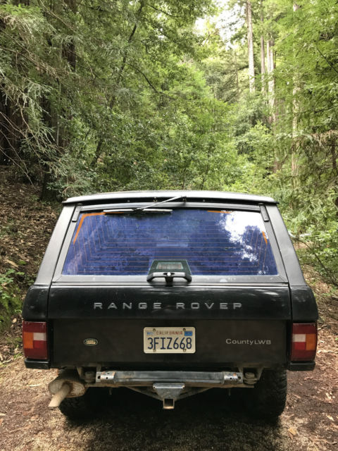 1994 land rover range rover classic lwb beluga black w/ dark sable