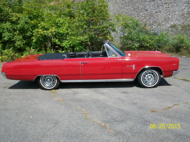 1967 plymouth mopar sport fury convertible 383 super commando a/t posi rear