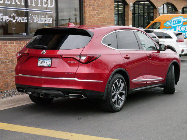 2022 acura mdx technology package