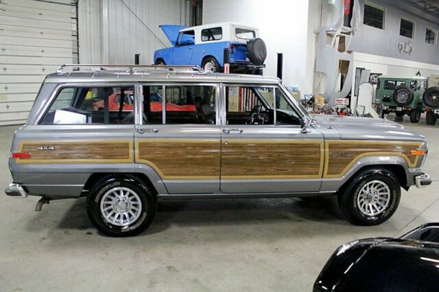 1991 jeep grand wagoneer 81620 miles gray suv 5.9l v8 automatic