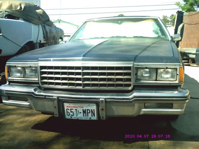 1981 chevy caprice classic 2-door coupe