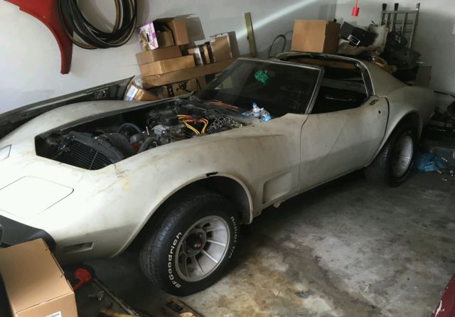 1973 corvette, t-tops, frame off restoration already started,over $10g invested!