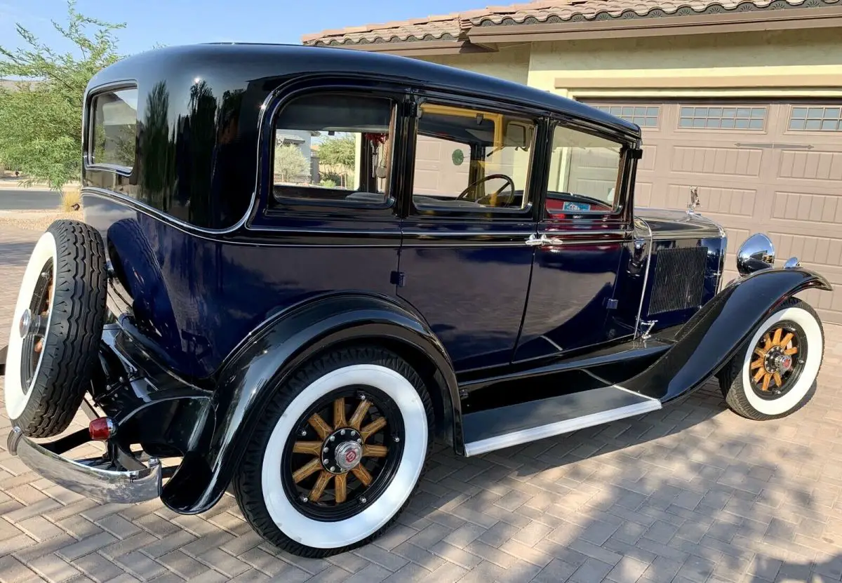 1931 studebaker commander sedan blue rwd manual