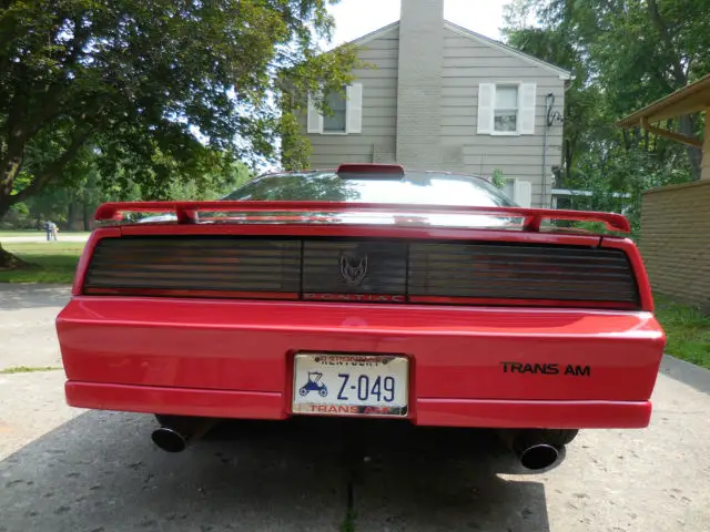 1984 pontiac firebird trans am coupe 2-door 5.0l 5-speed manual t-tops leather