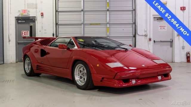 1990 lamborghini countach carbureted 25th anniversary manual