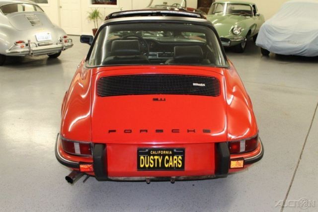 1973 porsche 911t targa #match 2.4 liter original silver metallic/black 4 resto