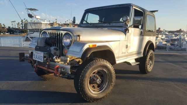 1984 jeep 4x4 cj7 laredo 4.0l fuel injected conversion hard top doors warn wench