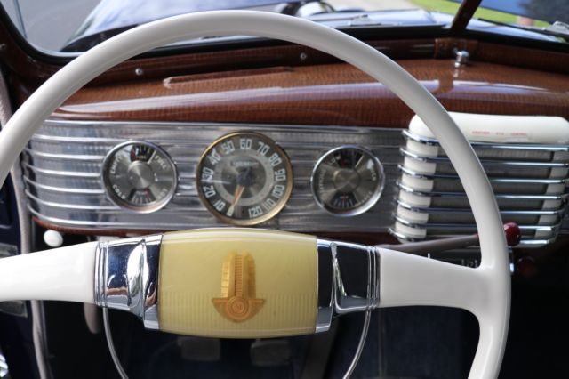 super nice, restored 1942 nash ambassador 6 slipstream
