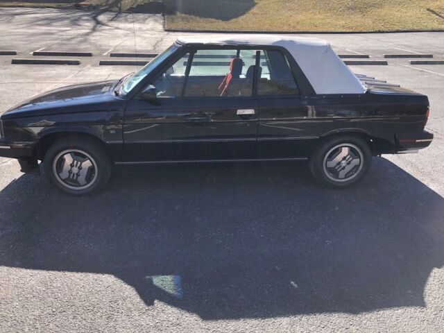 1985 renault alliance convertible black fwd manual dl