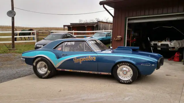 1967 firebird drag car pro street
