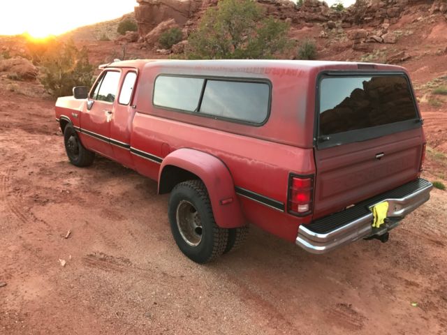 1993 dodge cummins ram d350 le dually 5-speed intercooled 5.9 12-valve diesel