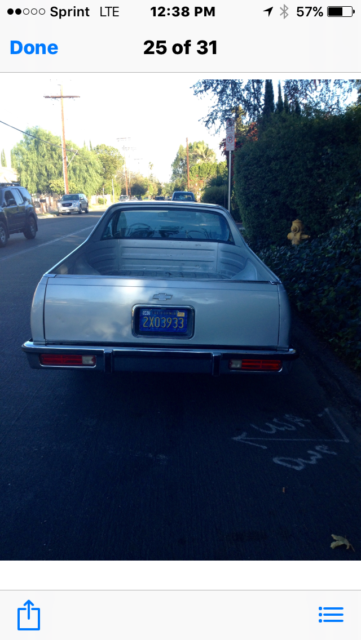 1987 chevrolet el camino ss super sport