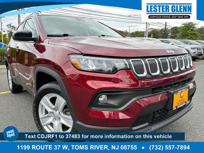 cpo 2022 jeep compass latitude 4x4