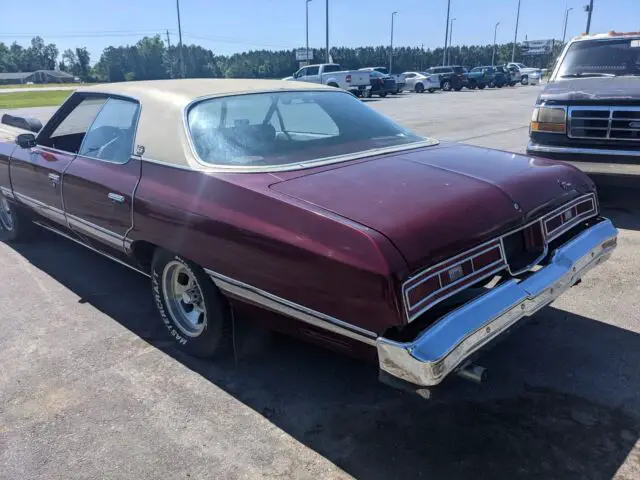1974 chevrolet caprice sedan red rwd automatic classic