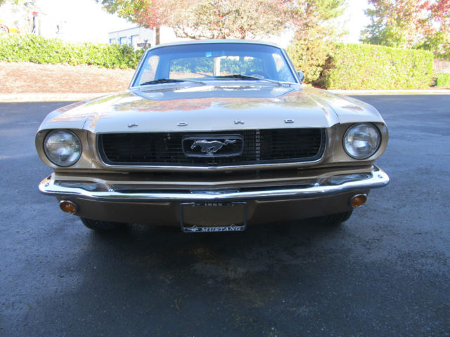 1966 mustang coupe fuel injected 5.0 ho aod transmission ground up restoration