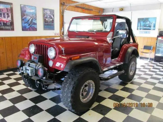 1979 jeep cj-5 manual 4wd v8 5.0l gasoline