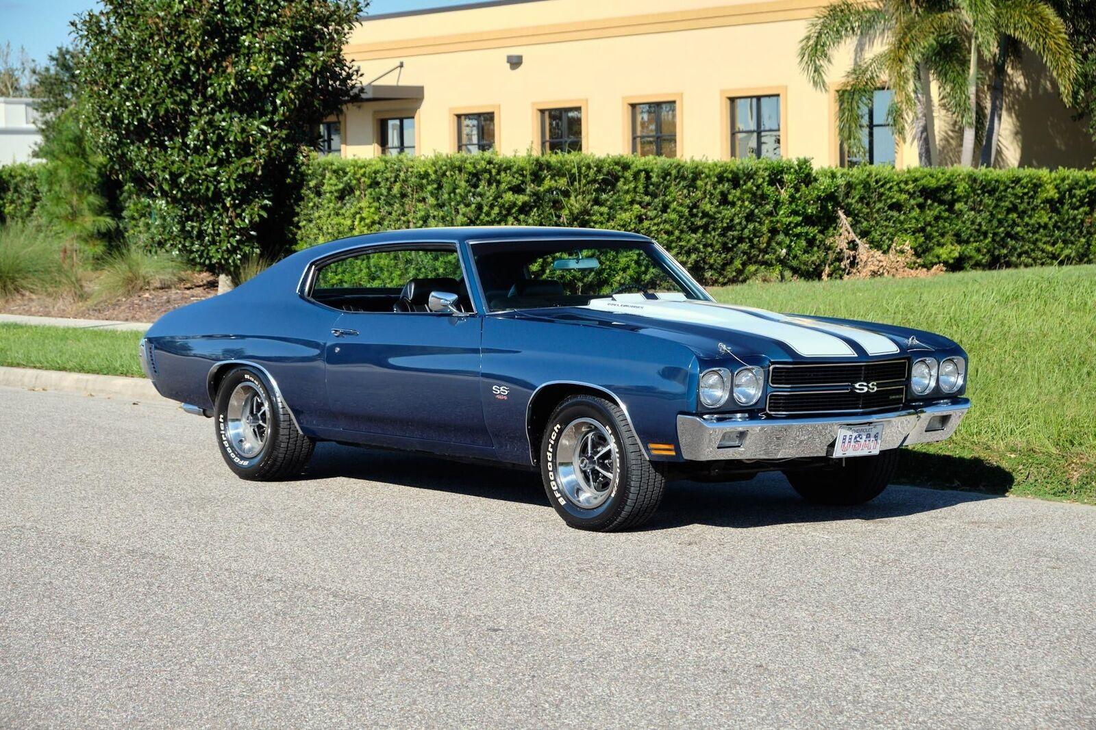 1970 chevrolet chevelle ss 454 restored ss 517 miles