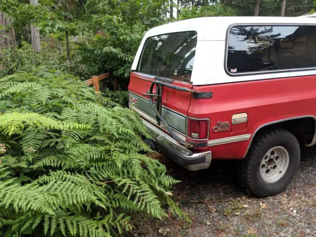 1984 k5 jimmy (removal hard top)