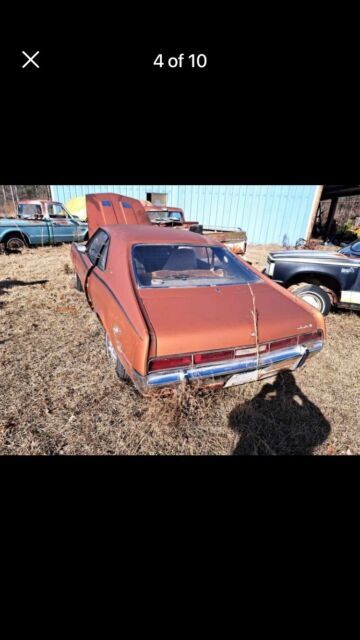 1970 amc javelin orange rwd automatic sst