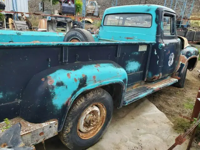 1956 ford f-350 rat rod, rusty, great patina, coyote swap, ls swap:)