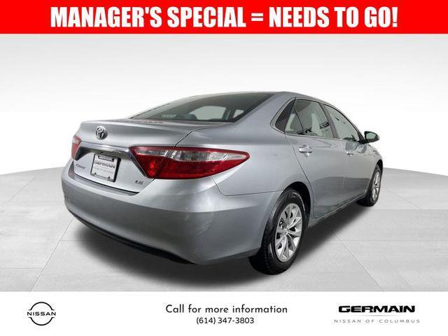 2016 toyota camry le