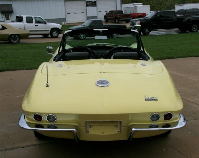 1966 corvette l36 427/390hp ps pb side exhaust knock offs headrest