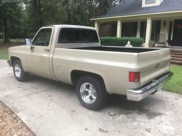 1985 chevrolet c10 square short bed may consider trade