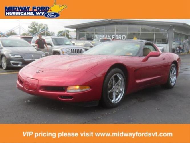 2002 chevrolet corvette base 2dr coupe for sale in hurricane, west virginia