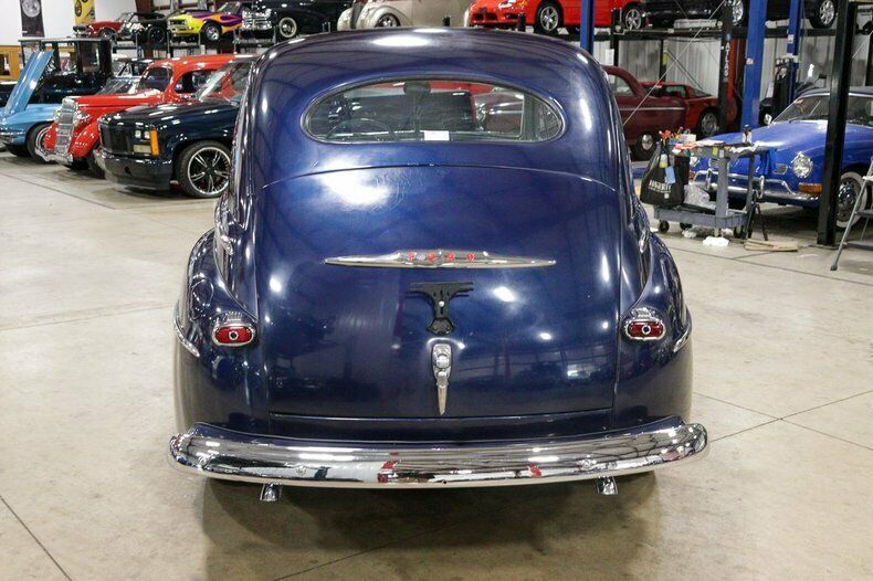 1947 ford deluxe tudor 86877 miles blue metallic coupe flathead v8 manual