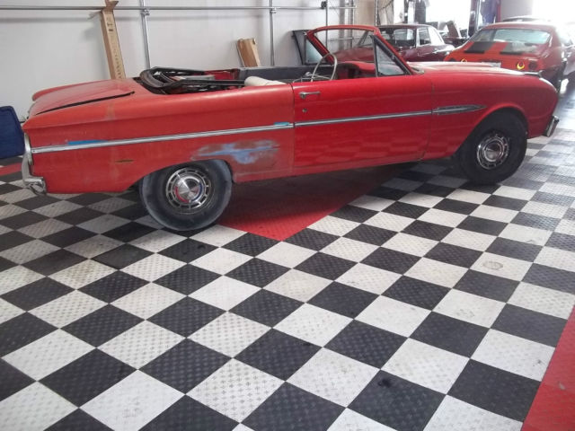 1963 ford falcon convertible v8 4 speed project car original and correct video!