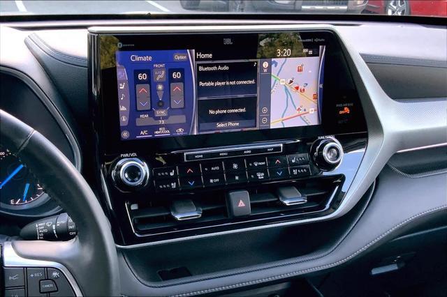 2021 toyota highlander hybrid platinum