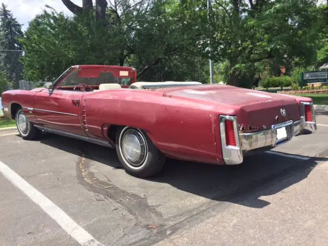 1971 cadillac eldorado convertible #1 off the production line