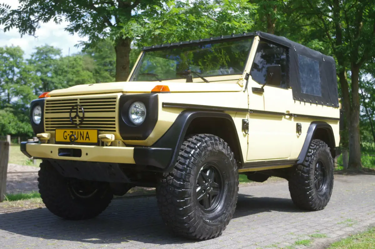 1992 mercedes g-class luftlande wolf om 606 power diesel 250 bhp