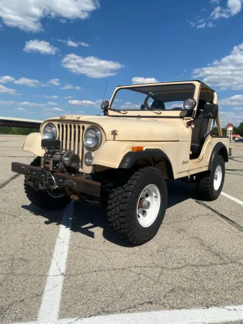 1982 jeep jeep suv brown 4wd manual cj5