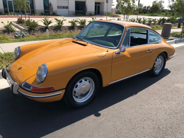 1967 porsche 912 swb bahama yellow all matching original