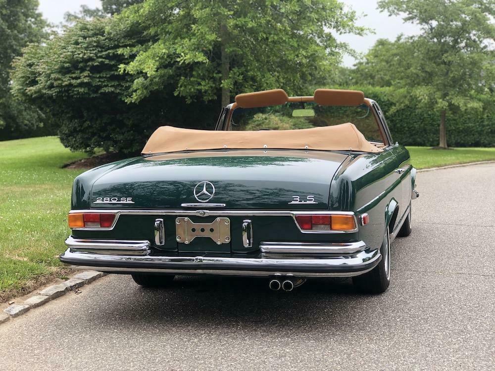 1971 mercedes benz 280se 3.5 convertible