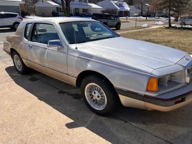 1986 mercury cougar coupe gold rwd automatic