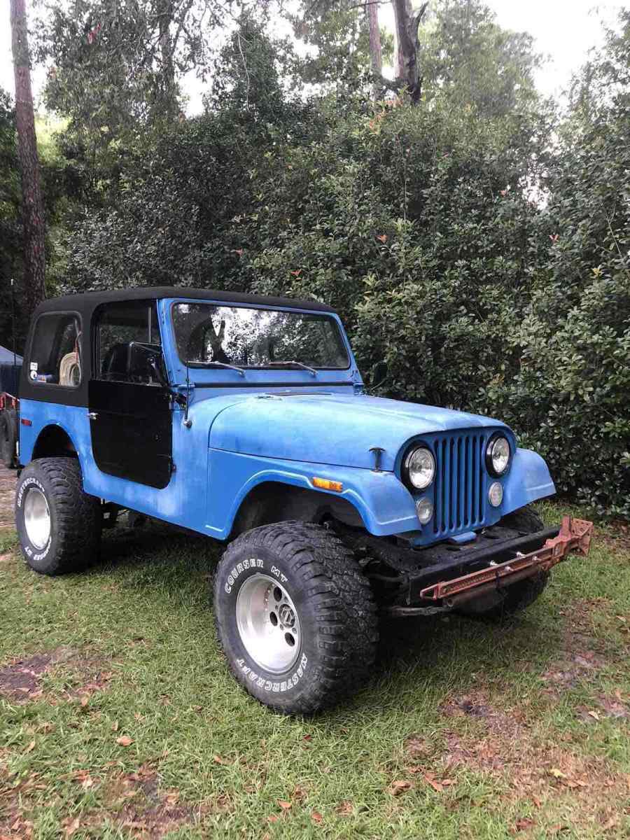 1979 jeep cj7 suv blue 4wd manual base