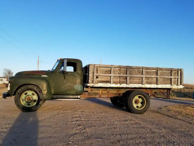 1953 gmc farm truck 2 1 1/2 ton dump work patina original 6400 5400 original