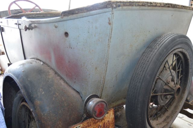 1928 ford model a phaeton - original one owner model a and true barn find!