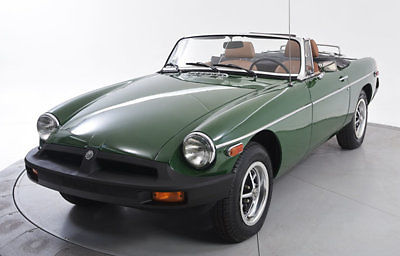 34081 mile one owner british racing green mgb roadster no accidents no rust