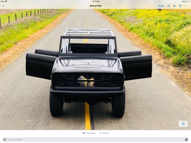 1969 ford bronco 4 door custom